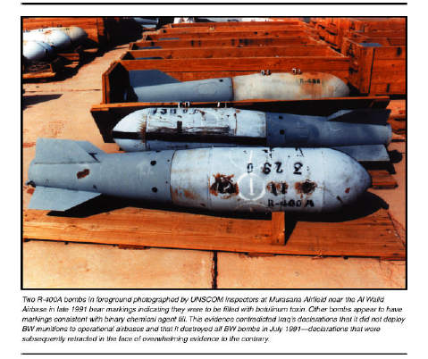 illustration from October 2002 NIE: note how old the bombs were even back in 1991!